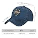 Club Atlético Boca Juniors Logo Unisex Adjustable Cowboy Cap Denim Hat Snapback Hat Navy Blue Cap