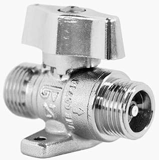 MONTSERRAT Llave DE Gas 1/2" con LIMITADOR DE Fluido DE LATÓN Cromado (Certificado AENOR)
