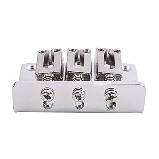 NEYOANN Boîte de pièces de guitare : chevalet réglable à 3 cordes chromées - Les Beatles, Paul McCartney, John Lennon, RIngo Starr, George Harrison NEYOANN Boîte de pièces de guitare : chevalet réglable à 3 cordes chromées – Image 6