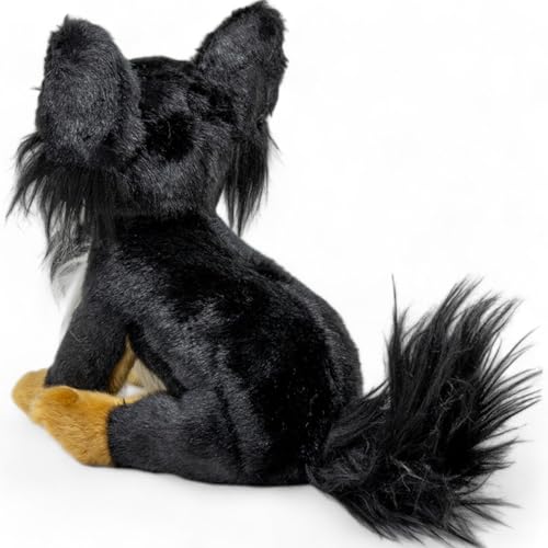 Carl Dick Chihuahua sitzend schwarz-braun ca. 24cm Plüschtier, Stofftier, Kuscheltier 3602