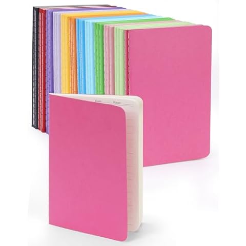 Lzerking Small Lined Notepads Bulk 36 Pack Mini Pocket Notebooks Journal Set Colorful Cover Notebooks for Kids 3.5 x 5.5 Inches, 30 Sheets/60 Pages Cover