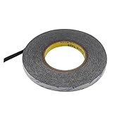 両面テープ 強力両面テープ 幅1mm/ 2mm /3mm*50m 極薄両面テープ 両面接着テープ 超強力 粘着テープ 多用途 携帯電話 PC タブレット PC LED LCD 液晶パネル修理用 パソコン修理 スマホ修理 タブレット修理 多機能粘着テープ ブラック (2mm*50m)