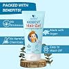 HealthBest Kids Hair Styling Gel for Boys & Girls (Daily Use) with Non Toxic Organic Argan Oil, Drumstick Tree Oil & Kertine, Hair Growth, Damaged Hair, Tear, Paraben, SLS free, 50ml