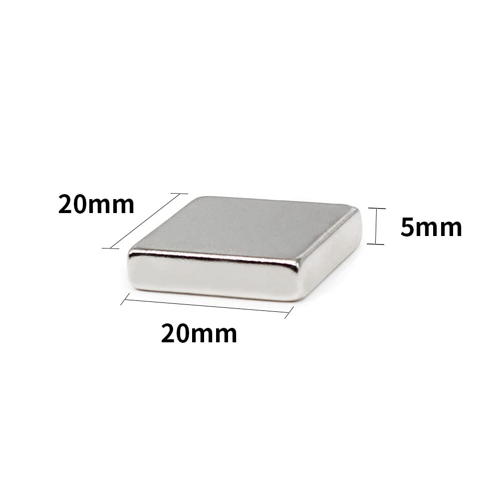 1/2/5/10/20/30PCS 20x20x5 Block 20x20x5mm Permanent 20X20mm Square Neodymium 20 * 20 * 5 Magnets(10PCS)