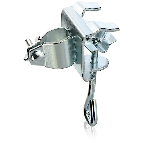 com-four® Sonnenschirmständer - Sonnenschirmhalter für Balkongeländer oder Tisch - Schirmständer für Balkon und Terrasse (Ø 19-32mm - 01 Stück)