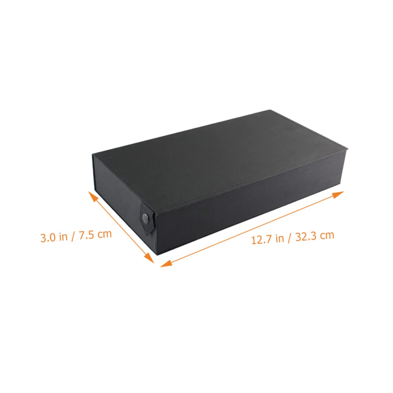 PACKOVE caja de almacenamiento de gafas Poseedor estuches de con esponja embalaje sunglasses organizer relojero organizador hombre organizador de gafas de sol Lentes cuero pu Black