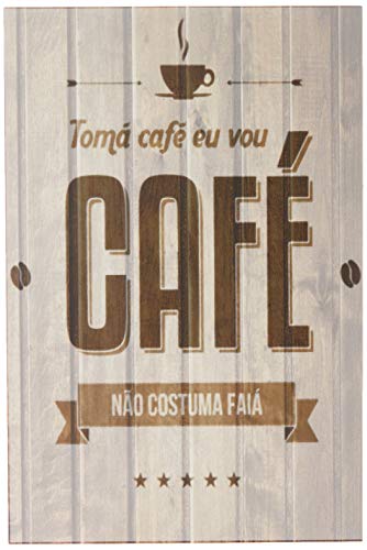 Placa Decorativa em MDF com 20x30cm - Modelo P364