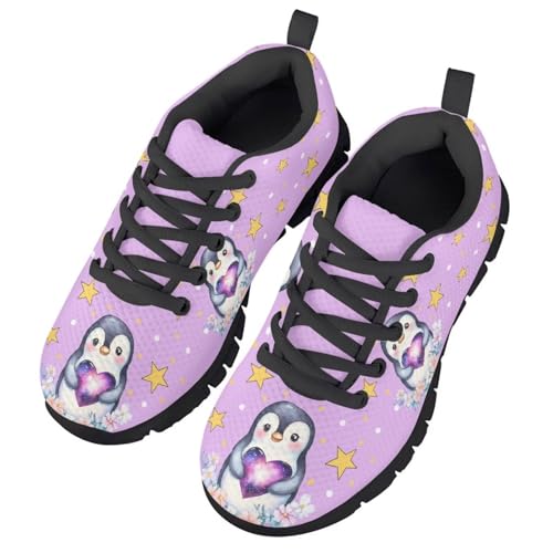 Toddler Kid's Cute Lightweight Running Athletic Shoes Non Slip Casual Walking Shoe Lace-Up Low Top Sneakers Outdoor2