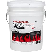 RectorSeal Metacaulk 1200 66527 Firestop Sealant Spray, Easy Application, Firestop, 5 Gallon