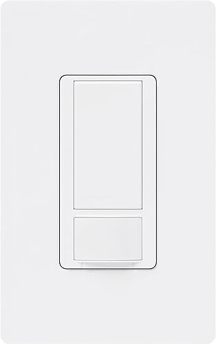 Miniatura 2 de Lutron - Interruptor con sensor de movimiento Maestro, de un solo polo, 2 amperios, modelo MS-OPS2HW-WH, color blanco