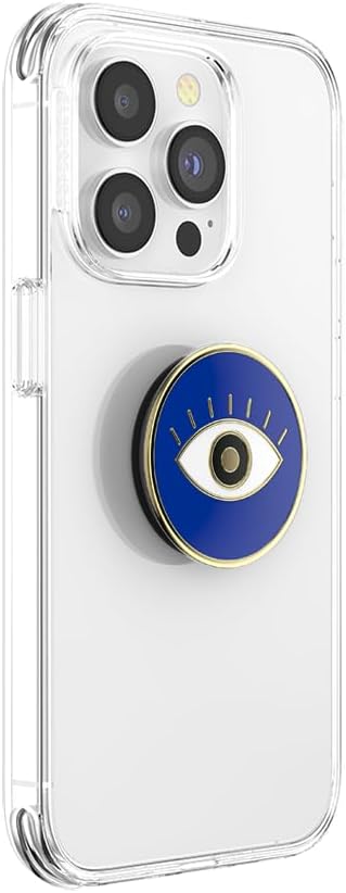 PopSockets Adhesive Phone Grip, Holder, Phone Stand, Enamel - Enamel Evil Eye