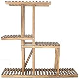 Material ecológico Este soporte de flores está hecho de madera de alta calidad, duradero, ecológico y no daña la salud humana y la protección del medio ambiente.