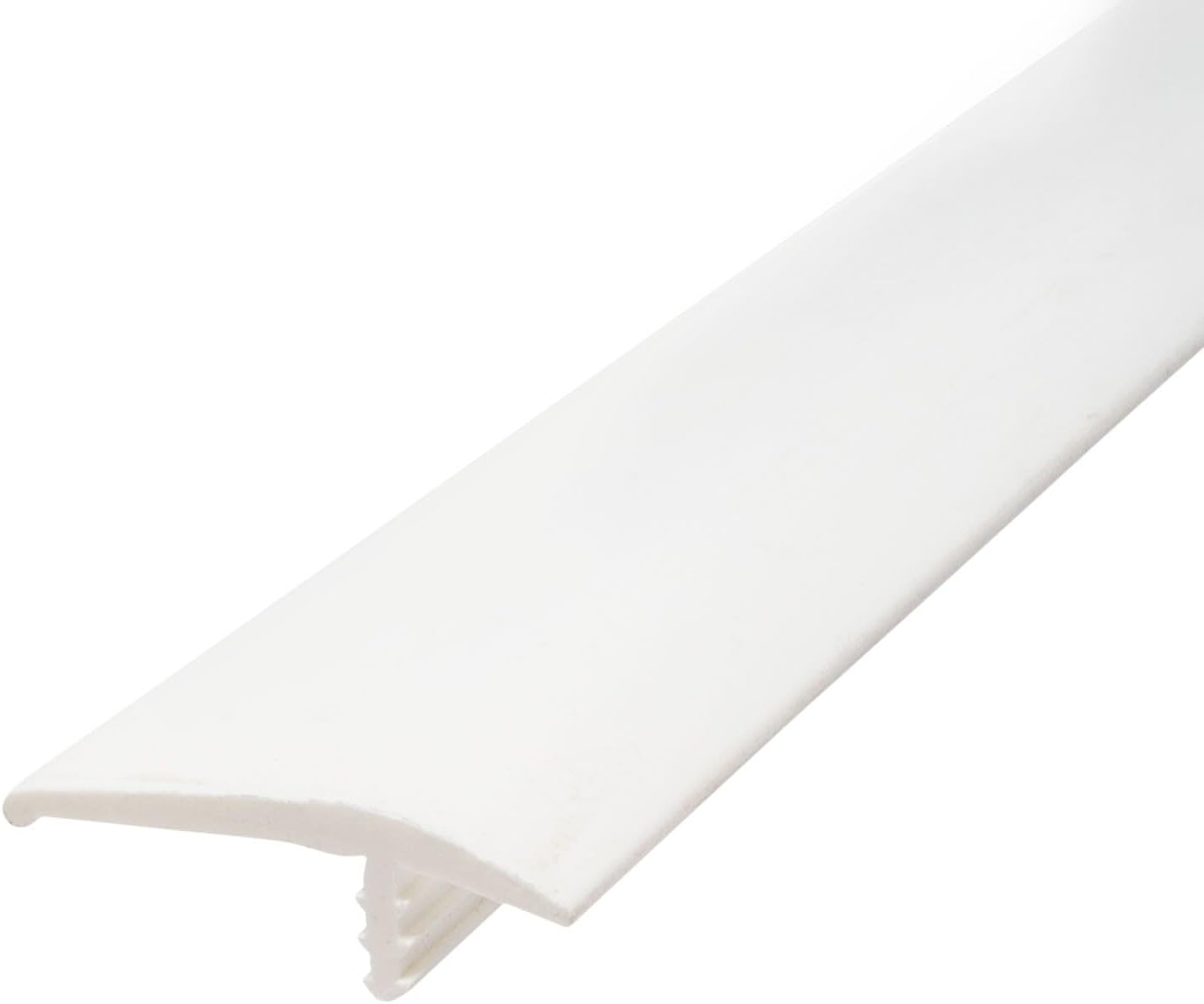 Outwater Plastics Flexible Polyethylene 1-1/4 Inch Off-Set Barb T-Molding in White (250')