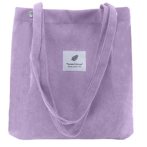 ALUWU Corduroy Shoulder Tote