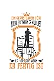 baugerüst mieten kosten  Gerüstbauer Notizbuch: Gerüstbauer Geschenk Baugerüst Spruch Gerüstbau / 6x9 Zoll / 120 gepunktete Seiten Seiten