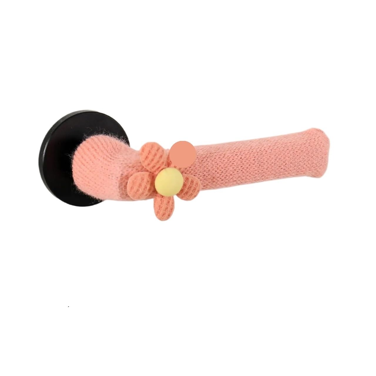 TIANSHENGQI Flower Door Handle Protective Cover Thickened Bedroom Anti-Collision Winter Warm and Knitted Gloves(B,4pcs)