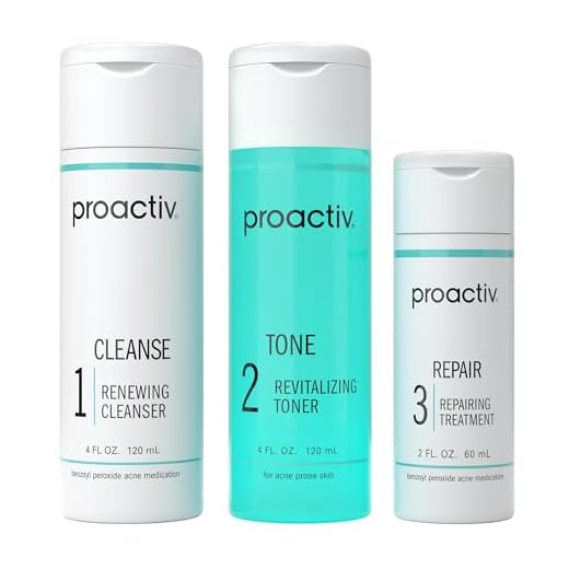 Proactiv 3 Step Acne Treatment - Benzoyl Peroxide Face Wash, Repairing Acne Spot Treatment for Face And Body, Exfoliating Toner - 60 Day Complete Acne Skin Care Kit, Multicolor