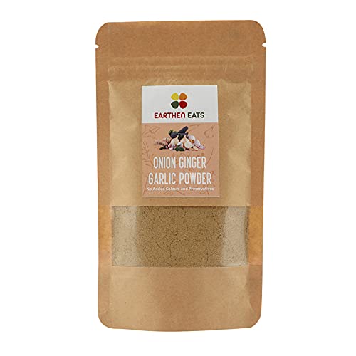 Earthen Eats Onion Ginger Garlic Powder Net Wt. 70 gm Fresh & Pure