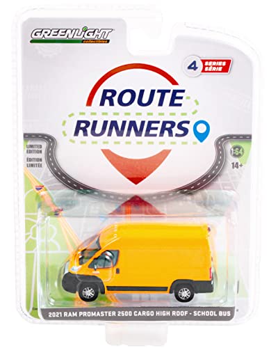 Camión escolar amarillo ProMaster 2500 Diecast 1:64 miniatura 1