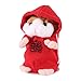 FEEE-ZC Giocattolo per Criceto parlante in Peluche, Adorabile Giocattolo interattivo elettronico Che ripete Quello Che dici, Adorabile Criceto Giocattolo per Animali Domestici con Cappello (Rosso)