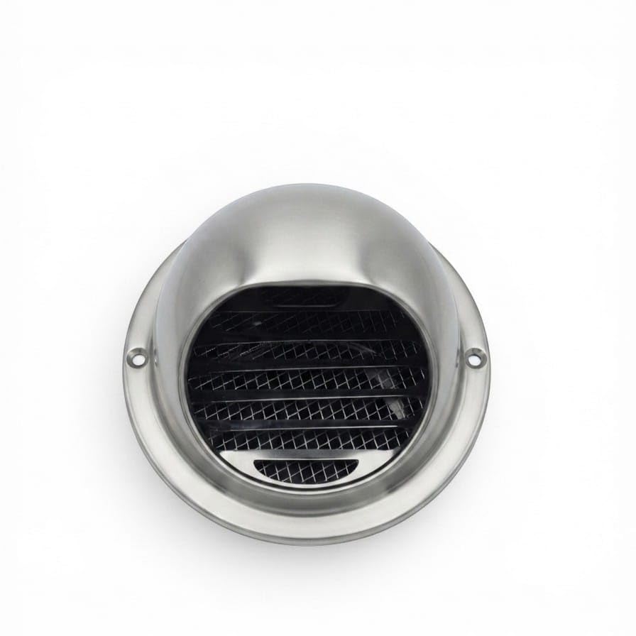 Urban Hearth 4 Inch Stainless Steel Vent Cowl Cover for Kitchen Chimney | 100 mm Pipe Fitting | Anti-Cockroach, Dust & Insect Protection | Weather Resistant Ventilation Hood | Anti-Cockroach cover , Insect Protection-image-47