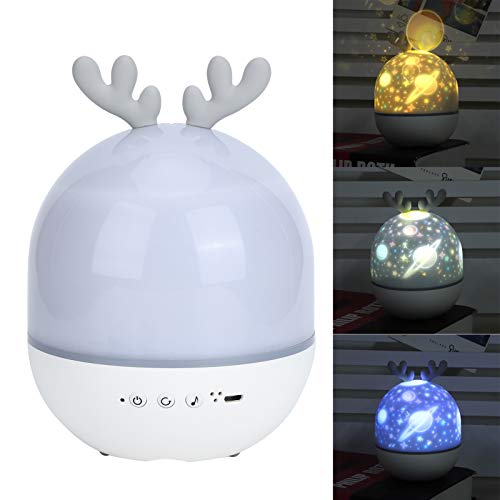 Veilleuse USB projection 360 pour illuminer les nuits des enfants