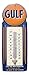 LARGE 15" GULF NO-NOX Gasoline and Oil Vintage Style Thermometer Sign Gas Service Station MAN CAVE Father's Day Gift