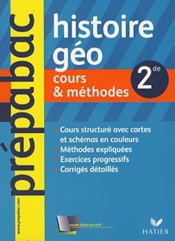 Paperback Histoire Géographie 2e : Cours & méthodes Book