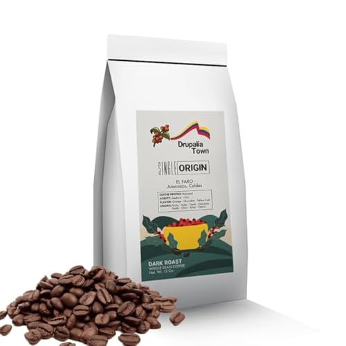 Drupalia Town Colombian Supremo Light Roast Coffee Beans