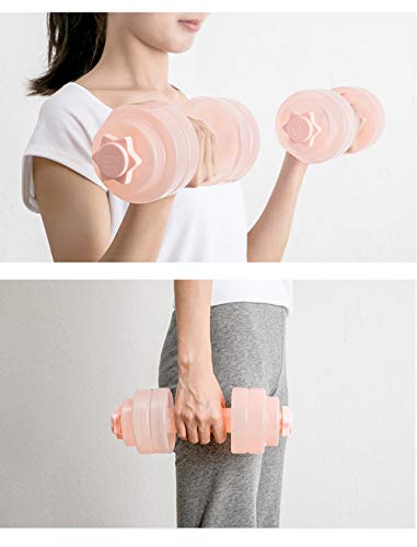 ZSGG Halteres preenchidos com água, peso de 900 g, pesos de 900 g para mulheres, conjunto de 2 ou 1