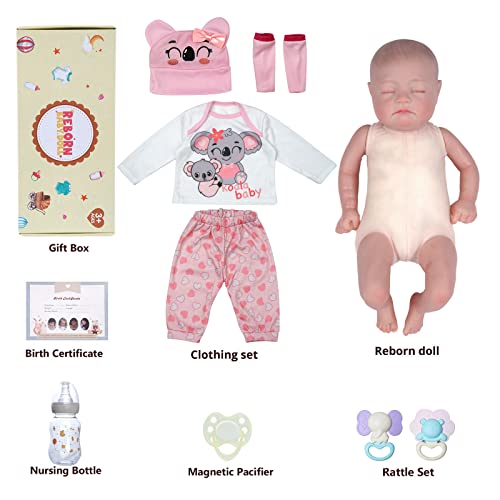Babeside Reborn Baby Dolls - 20 Inches Adorable Realistic-Newborn Baby Dolls Soft Cloth Body Sleeping Baby Girl That Looks Real With Complete Accessories For Kids 3+ #TOP6