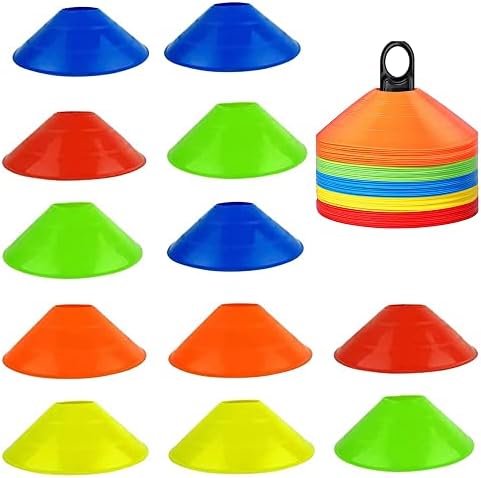 10 Pcs Flat Disc Markers Football Soccer Sign Training