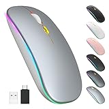 apple magic mouse 1 vs 2 【Ultra Slim & Ergonomic Design】: Im Vergleich zu ähnlichen Produkten auf dem Markt ist unsere drahtlose Notebook-Maus viel leichter und dünner. Es kann problemlos in Ihrer Laptoptasche verstaut werden und ist ideal für Reisen. Das ergonomische Design und der feste Stil bieten Ihrer Hand maximale Unterstützung für dauerhaften Komfort. Bitte beachten Sie: Der Nano-Empfänger befindet sich auf der Rückseite der Maus.