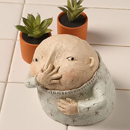 Art & Artifact SL0003B Boy Holding Nose, Bathroom Statue Funny Boys Decor Shelf Sitters thumb #3