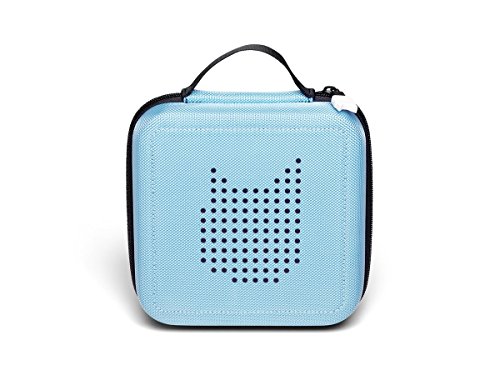 Image of tonies Carry Case, Toy Box Storage and Travel Case for Audio Characters, Hardshell Case for up to 20 Figurines for use with Your Toniebox Portable Speaker (Sold Separately), Ages 3+, Colour: Blue