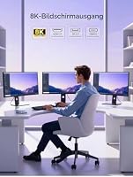 MINIS FORUM AI X1 Mini-PC Barebone, AMD Ryzen AI 9 HX 470 (12C/24T, bis zu 5,2 GHz, 86 Tops), Radeon 890M, 2X USB4, OCuLink, Quad 4K Output, Wi-Fi 7, 2,5GbE, ohne RAM/SSD – Ansicht 4