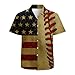 Vintage Baseball Mens Funny Hawaiian Shirts 3D Graphic Button Down Short Sleeve Tropical Holiday Beach Aloha Shirt