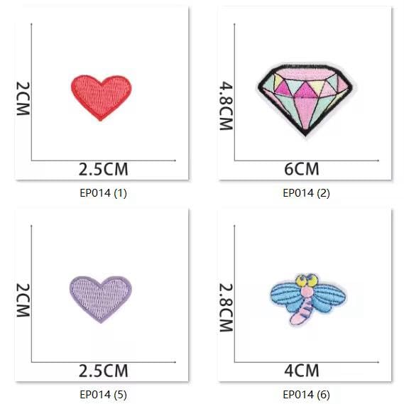 80 Meribas Chenille Letter Patches, Iron On Patches Include Two Complete A-Z Alphabets, 28 Adorable Decorative Patches, Personalized Apparel DIY Craft Projects by meribas - Image 5