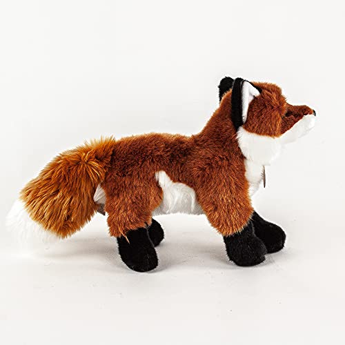 Teddys Rothenburg Kuscheltier Fuchs stehend 30 cm rotbraun-weiß