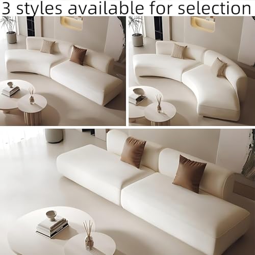 Image of Shie Wood Art Modern 4 Seater Seactional Sofa Modular Design Lounger in Velvet Fabric Sofa for Living Room, Bedroom, Hallways (4 Seater Sectional C)