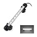 Smiful LED Aquarium Light, Fish Tank Light Submersible Underwater Crystal Glass LEDs Lights, 7.5"- White