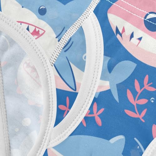 KLL Ocean Shark Masco Toddler Boys' Soft Underwear Cute Children Undies 5