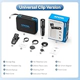 APEXEL Compact 10x Telephoto Lens & 200mm Macro Lens for Phones with Universal Clip, FMC Professional ED Lens, Suitable for iPhone 17/16/15... Samsung, Pixel and Other Smartphones - Image 7