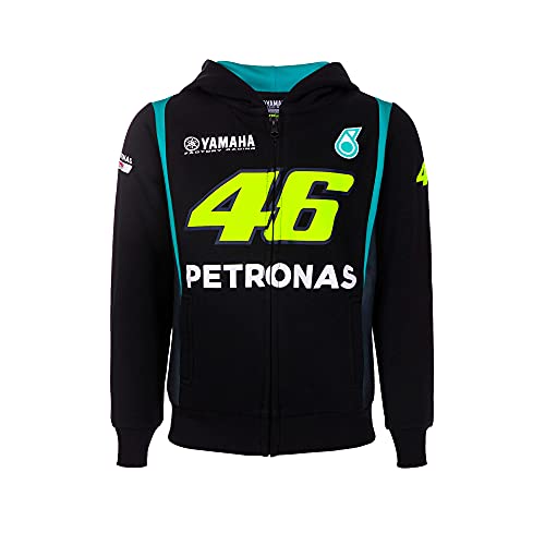 Valentino Rossi Petronas 46 Yamaha Sweat Enfants et Adolescents, Noir, 1