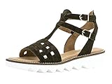 Comfort Sport Damen Sandalen, Riemchensandale, Farbe: Grün (salvia), Damen-Schuhe