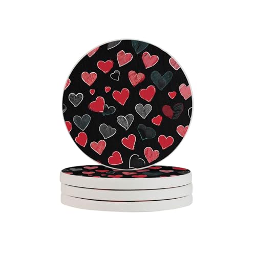 Dessous de verre ronds protection de table efficace contre l'eau - 2