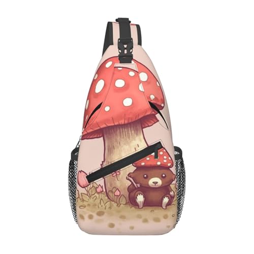 Bolso pequeño tipo sling para pecho unisex miniatura 2