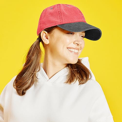 Image of The Hat Depot 100% Cotton Pigment Dyed Low Profile Dad Hat Six Panel Cap