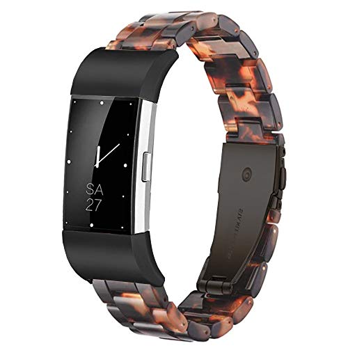 Correa de resina compatible con Fitbit Charge 2/2 HR miniatura 1