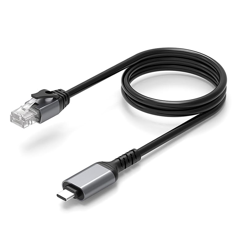 Amazon.co.jp: USB-C to LANケーブル 2M 有線LANアダプター ラン